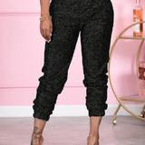 Sequin Jogger Pants