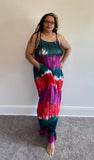 Tye Dye Cami Maxi Dress