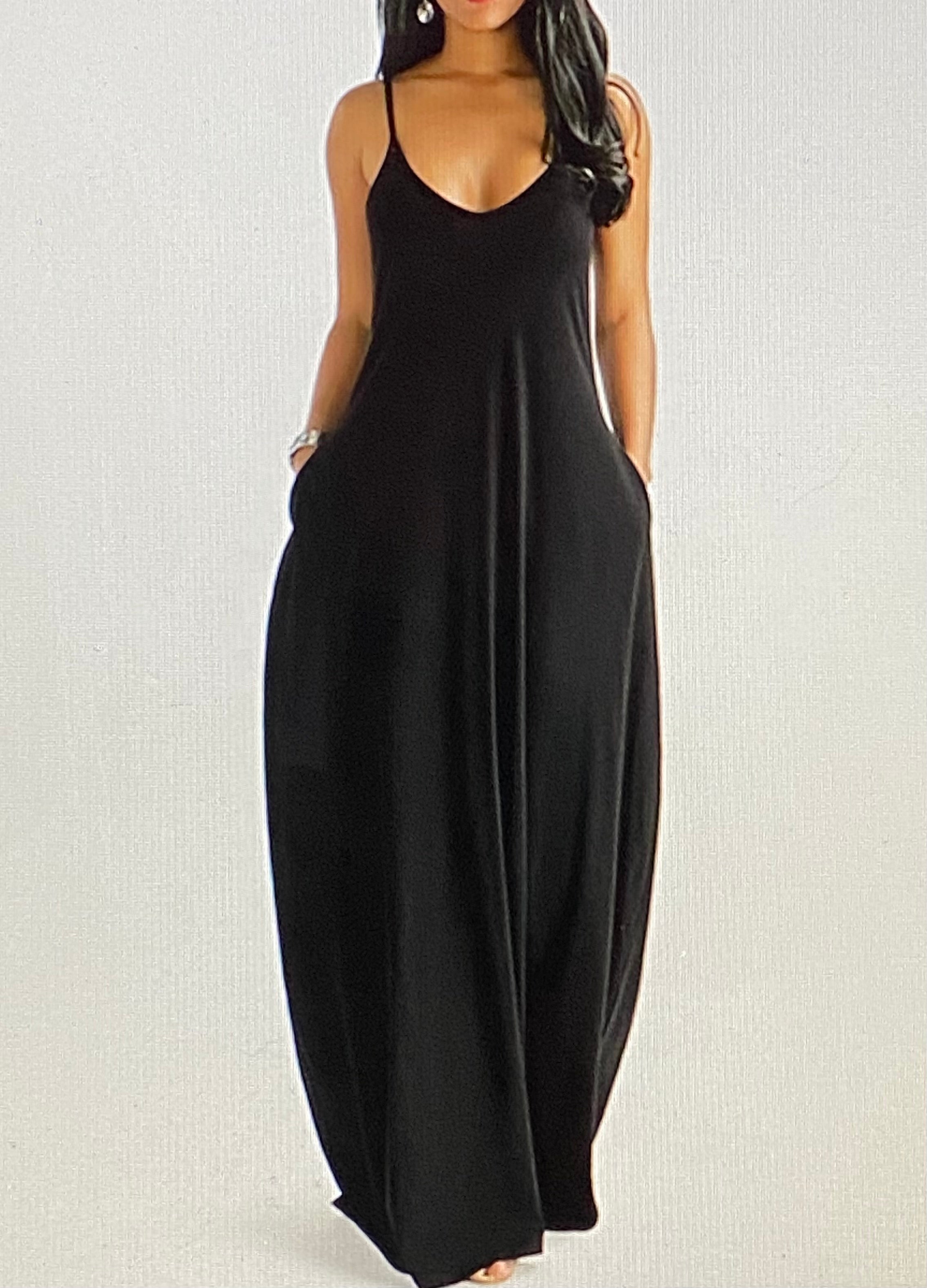 Spaghetti Strap Maxi Dress Divinestyles139/Subtle Noise Boutique Inc Spaghetti Strap Maxi Dress Divinestyles139/Subtle Noise Boutique Inc