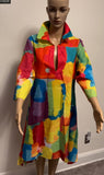 Plus Size Flowy Shirt Dress