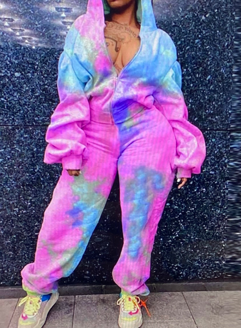 Tie Dye Pant and Top Set