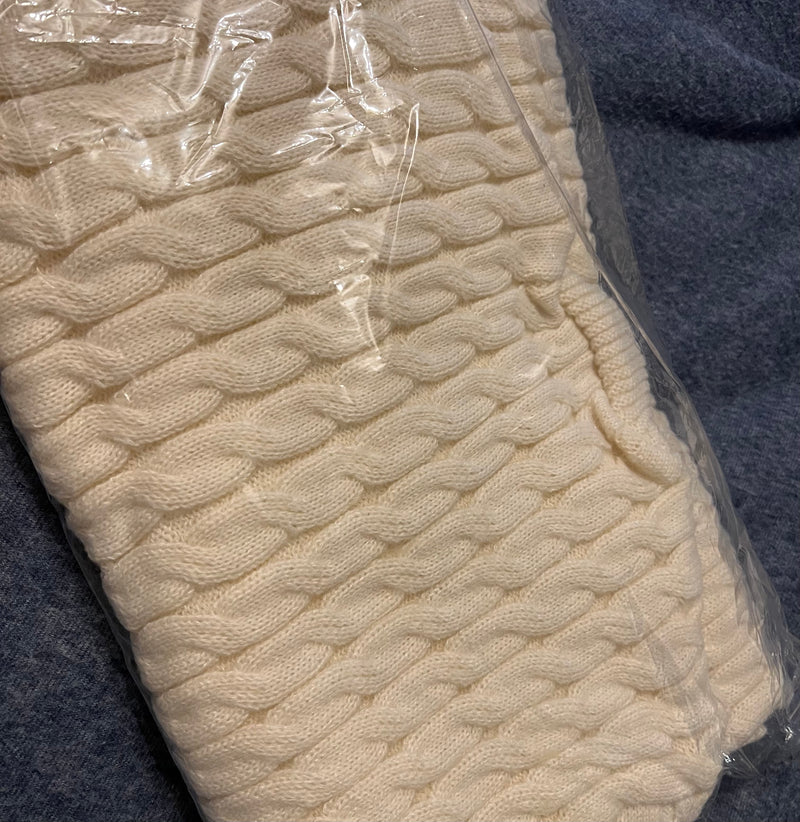 Long Cable Knit Cardigan