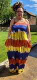 Tye Dye Cami Maxi Dress